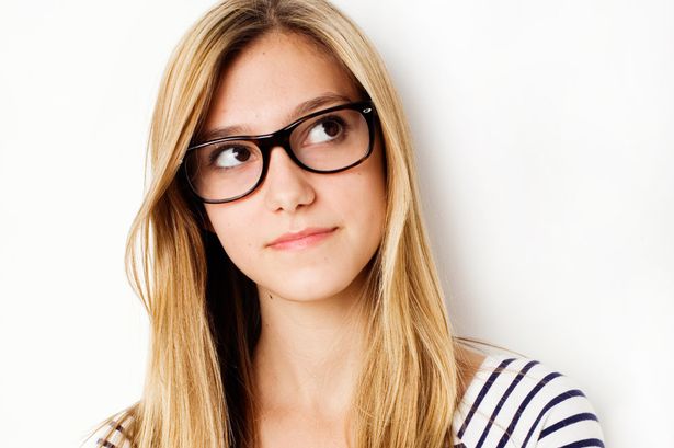 Teenage Girl with Glasses